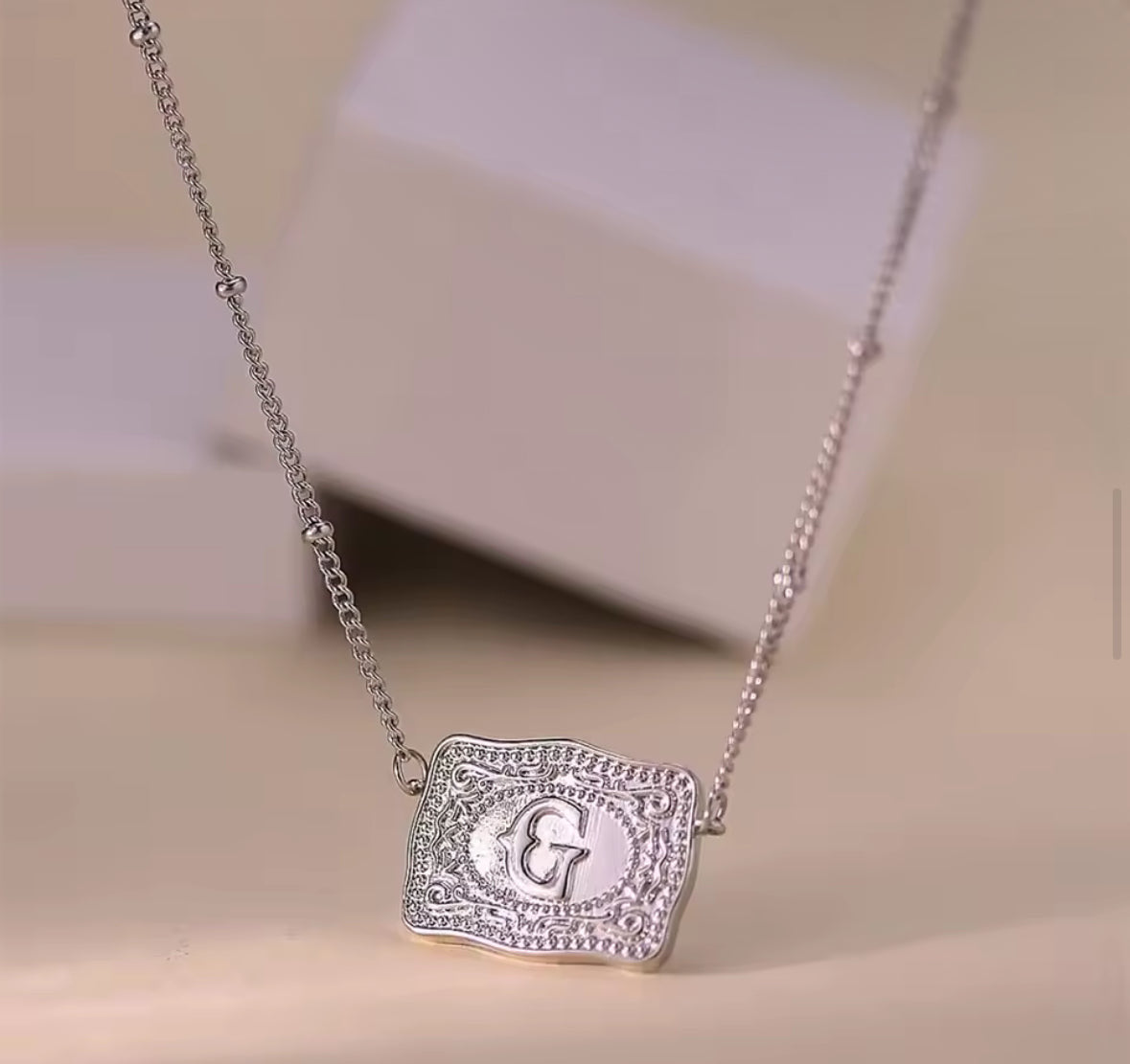 Golden Belt Buckle Necklace